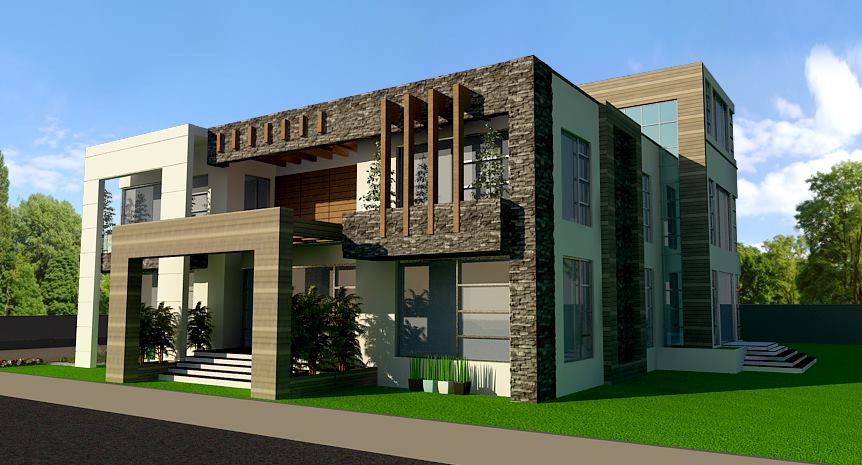 4 kanal House Architect Layout Interior Design Islamabad Winds International (3)