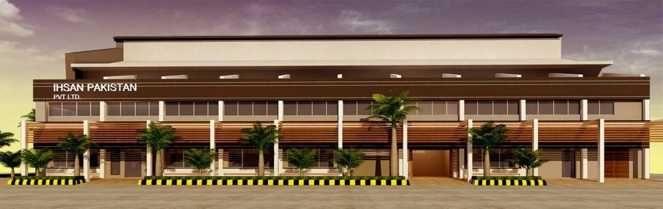 FACTORY EXTERIOR UPGRADATION FOR IHSAN SONS LAHORE Architect Layout Interior Renovation turnkey Project Winds International