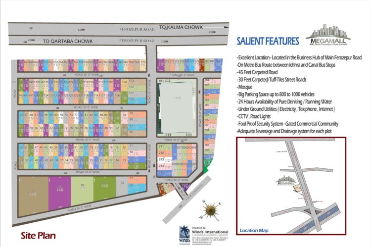 MEGA MALL FEROZPUR RD LAHORE Town Planing Architect Layout Design Winds International (2)